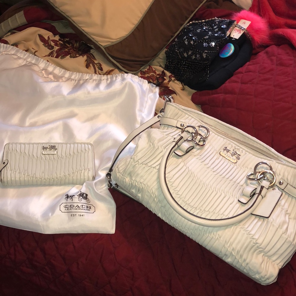 Limited edition coach purse with wallet